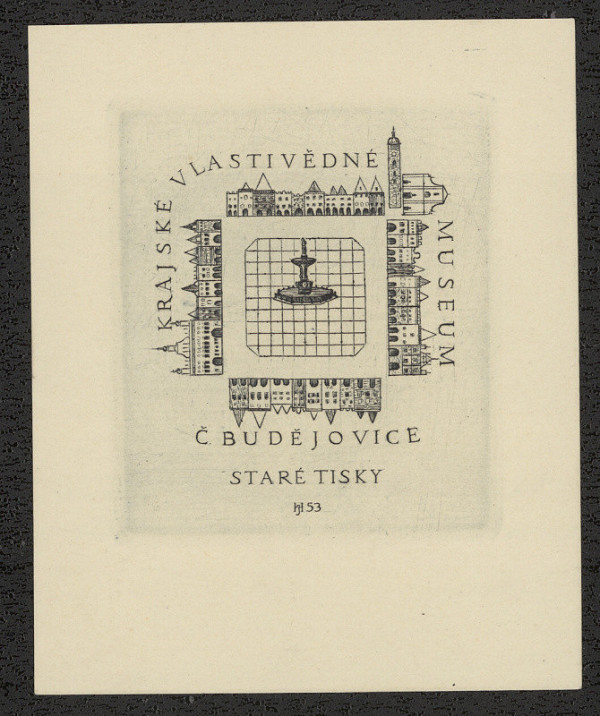 Jan Halla – Krajské vlastivědné museum Č. Budějovice staré tisky 