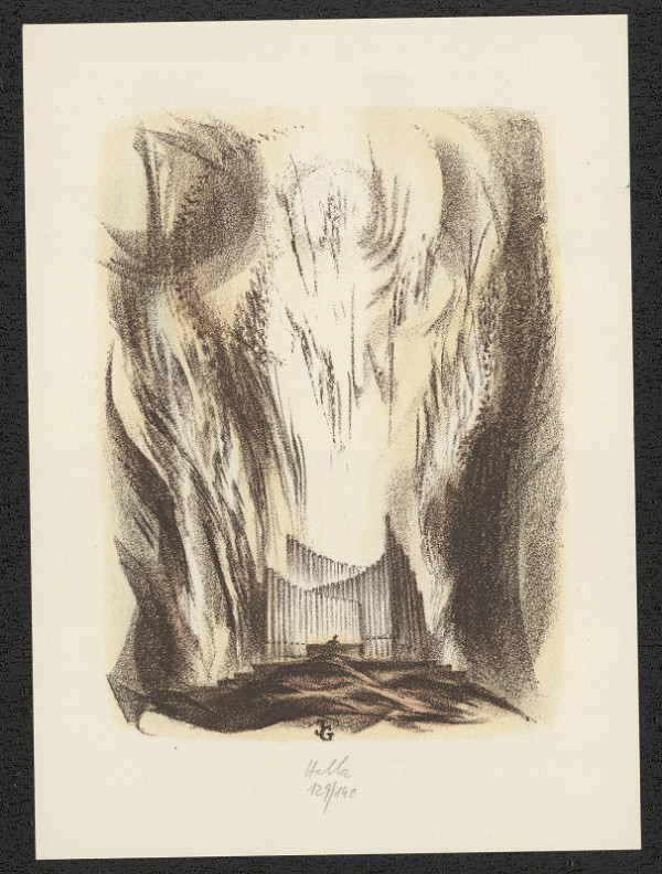 Jan Halla – Ex libris JG (Josef Gromeš) 