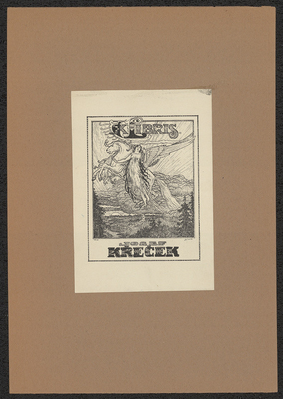 Antonín Häusler – Ex libris Josef Křeček 