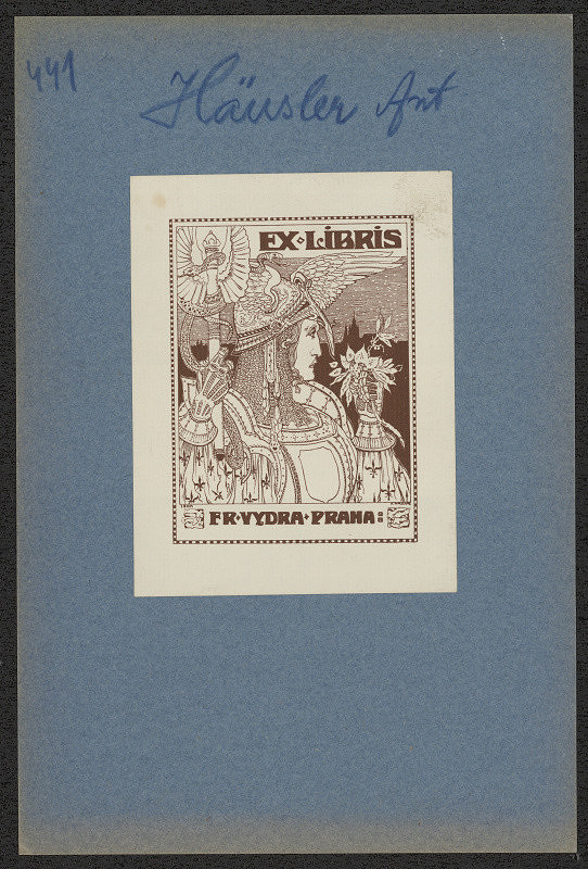 Antonín Häusler – Ex libris Fr. Vydra Praha 