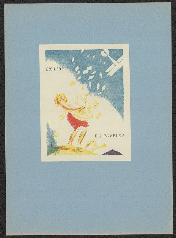 František Hlavica – Ex libris E. J. Pavelka 