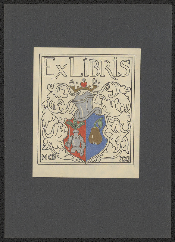 František Hlavica – Ex libris A. D. 
