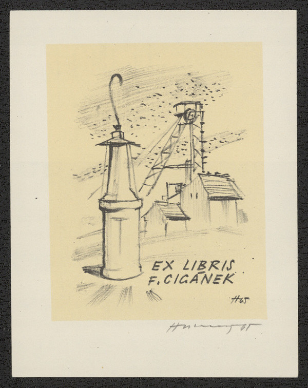 Stanislav Hlinovský – Ex libris F. Cigánek 