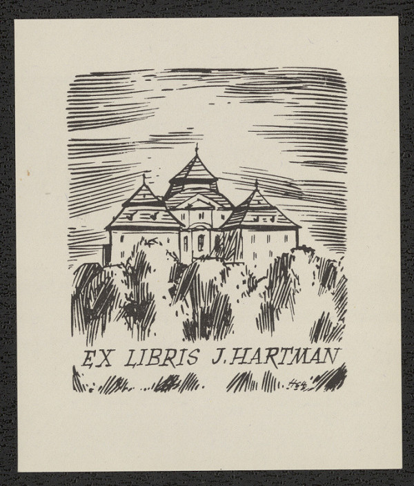 Stanislav Hlinovský – Ex libris J. Hartman 