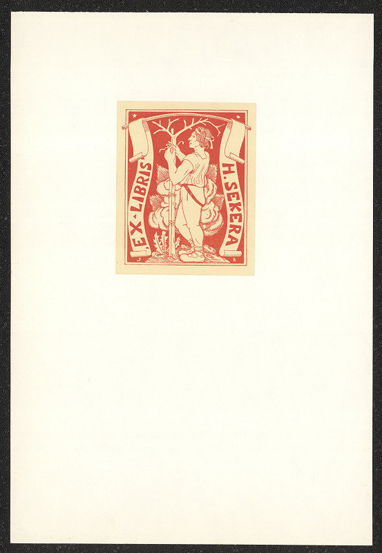 Josef (Jožka) Baruch – Exlibris H. Sekera 