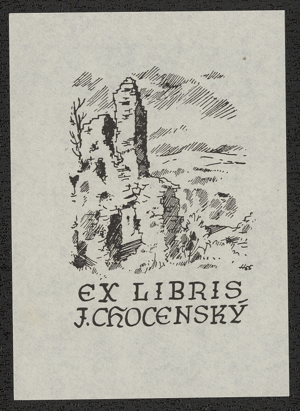 Stanislav Hlinovský – Ex libris J. Chocenský 
