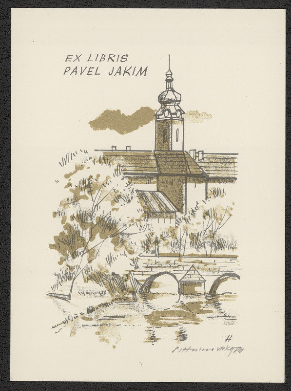 Stanislav Hlinovský – Ex libris Pavel Jakim 