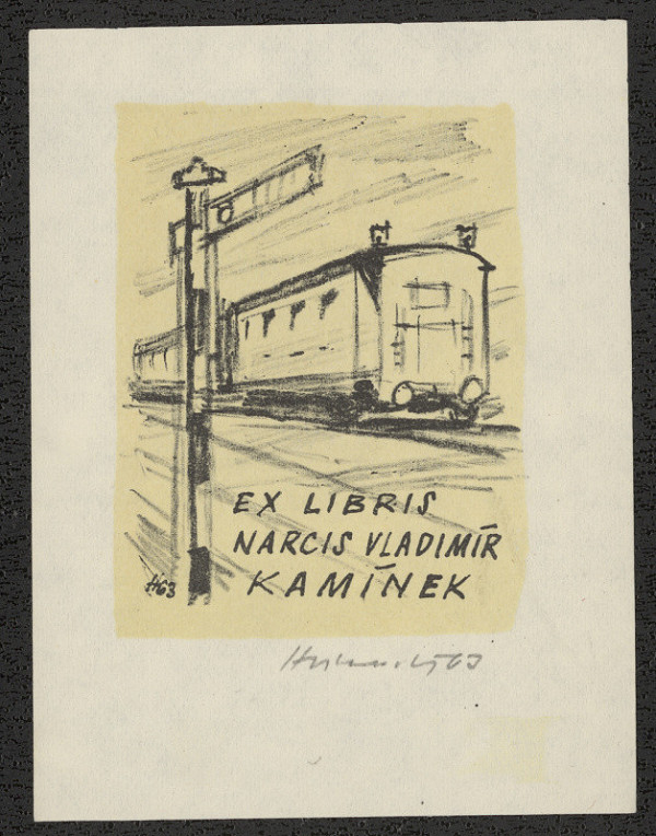 Stanislav Hlinovský – Ex libris Narcis Vladimír Kamínek 