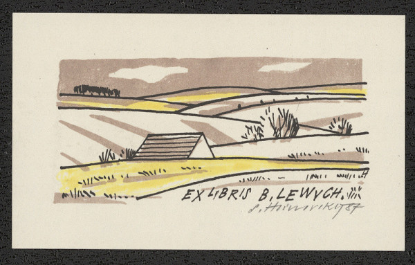 Stanislav Hlinovský – Ex libris B. Lewych 