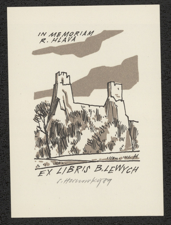 Stanislav Hlinovský – Ex libris B. Lewych. In memoriam R. Hlava 