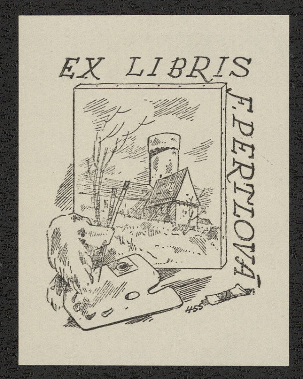 Stanislav Hlinovský – Ex libris F. Pertlová 