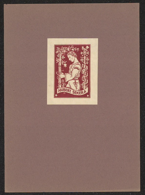 Josef (Jožka) Baruch – Exlibris Hubert Sekera 