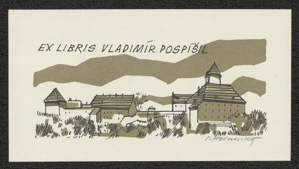 Stanislav Hlinovský – Ex libris Vladimír Pospíšil 