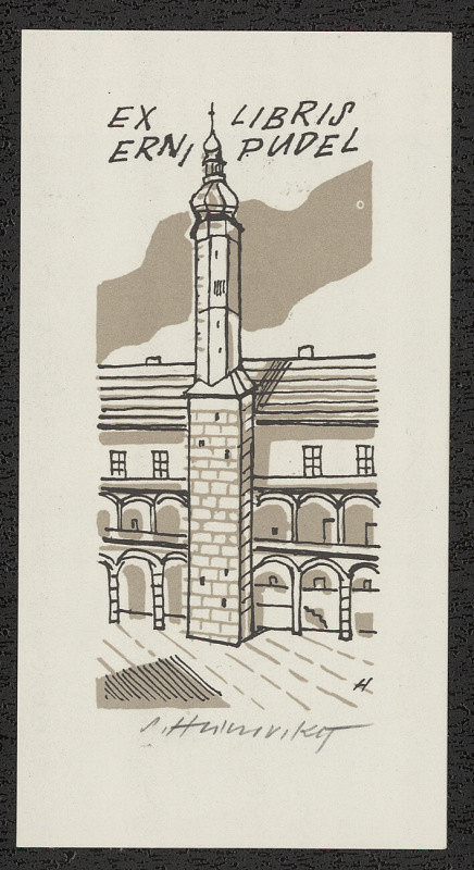 Stanislav Hlinovský – Ex libris Erni Pudel 