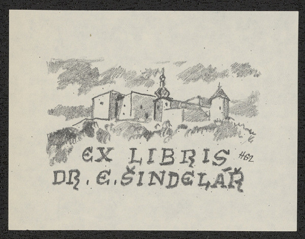 Stanislav Hlinovský – Ex libris Dr. E. Šindelář 