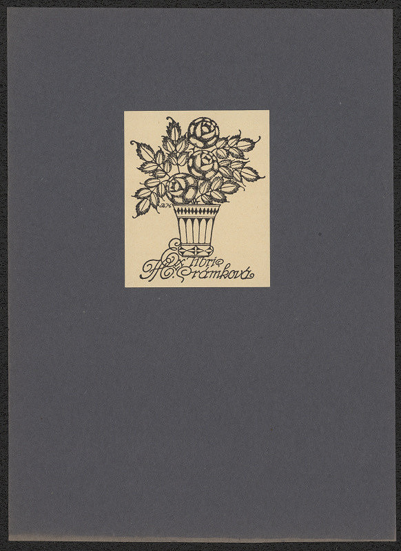 Bořivoj Hnátek – Ex libris H. Šrámková 