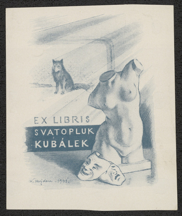 Karel Hojden – Ex libris Svatopluk Kubálek 