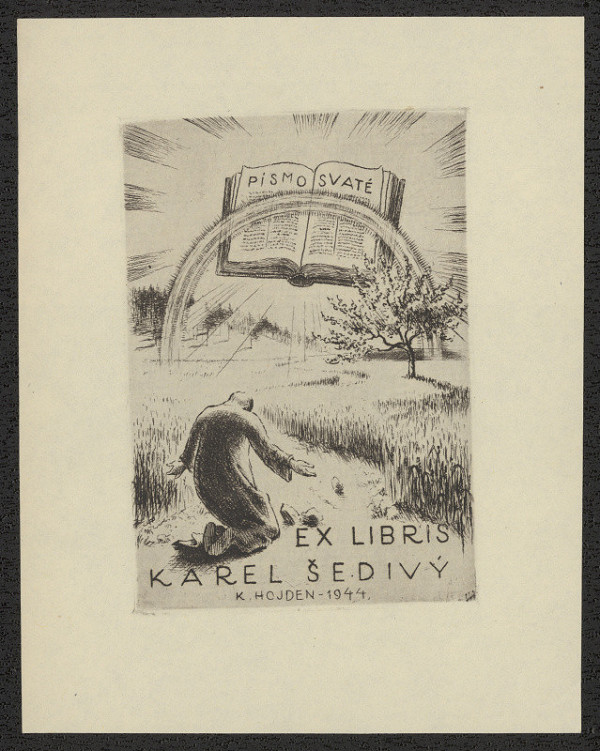 Karel Hojden – Ex libris Karel Šedivý 
