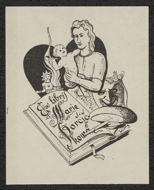 František Horčička – Ex libris Marie Hořčičkowá 
