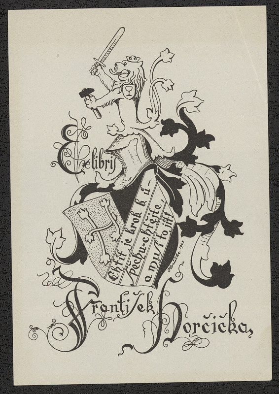 František Horčička – Ex libris František Hořčička 