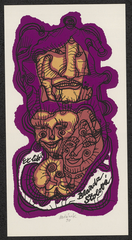 Jaroslav Hořánek – Ex libris Blanda Štolová 