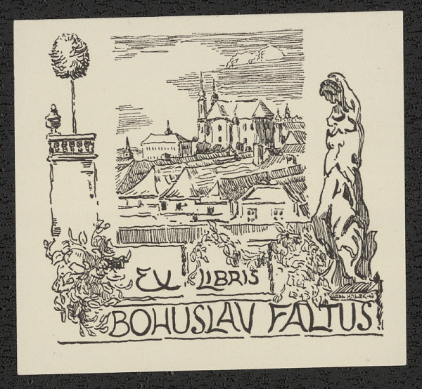 Karel Holec – Ex libris Bohuslav Faltus 