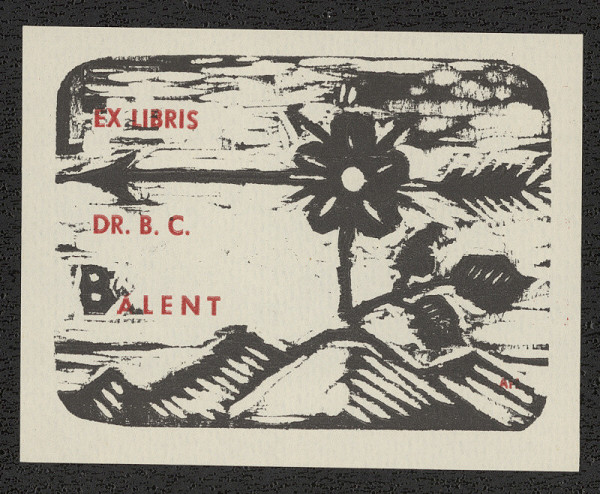 Anton (Antonín) Hollý – Ex libris Dr. B. C. Bálent 