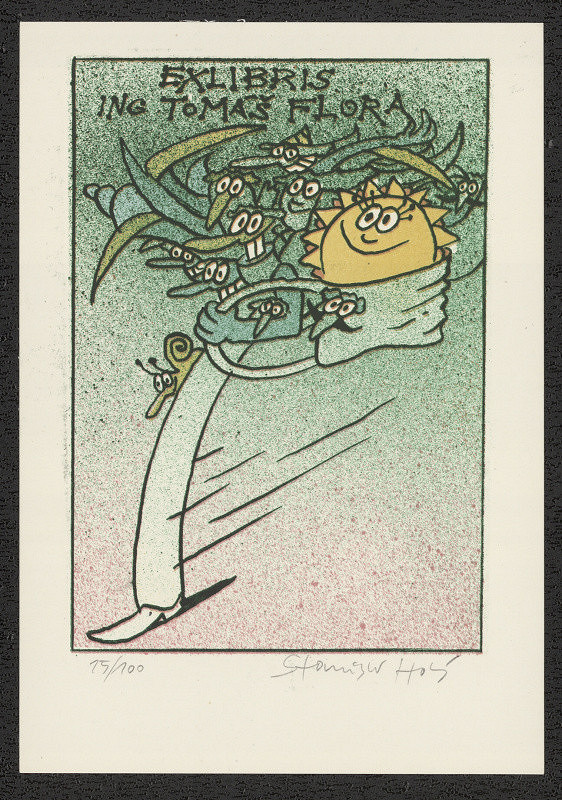 Stanislav Holý – Ex libris Ing. Tomáš Flora 