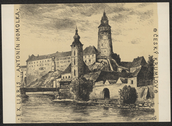 Antonín Homolka – Ex libris Antonín Homolka 