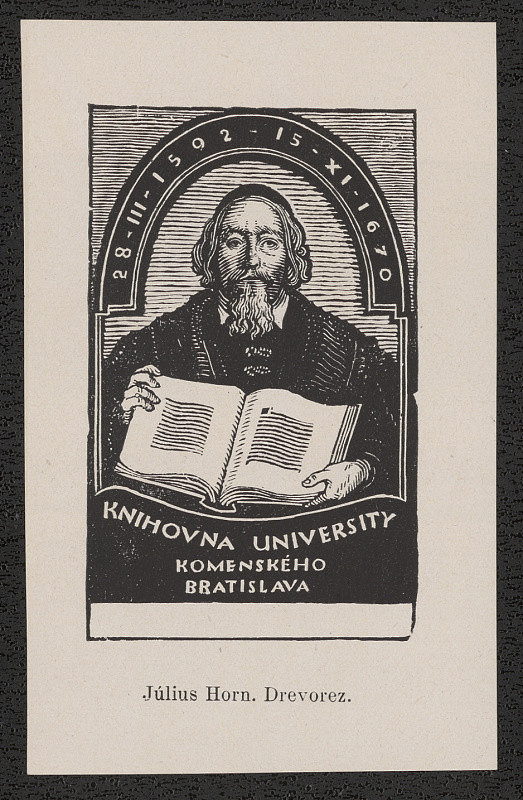 Julius Horn – Knihovna university Komenského Bratislava 