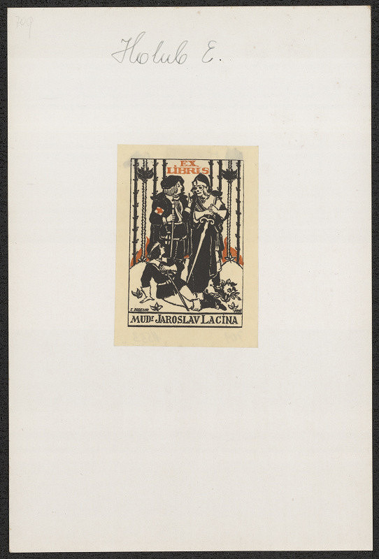 Emil Holub/1885 – Ex libris MUDr. Jaroslav Lacina 