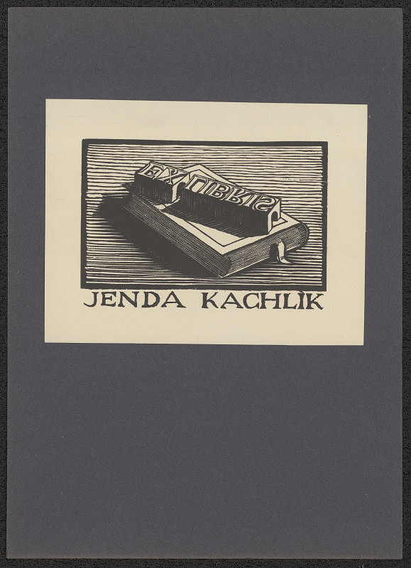 Vlastislav Holub – Ex libris Jenda Kachlík 