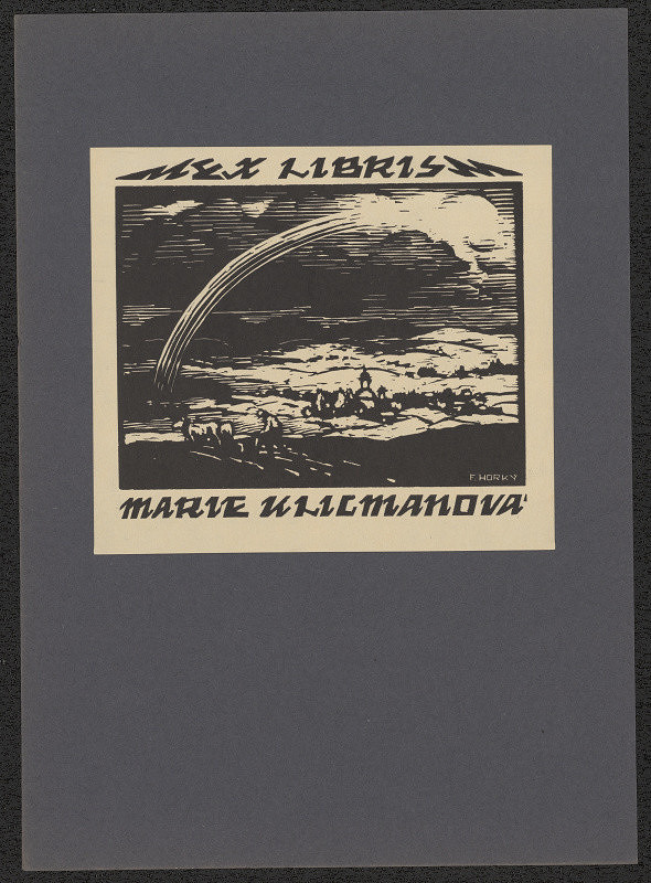 František Horký – Ex libris Marie Klicmanová 