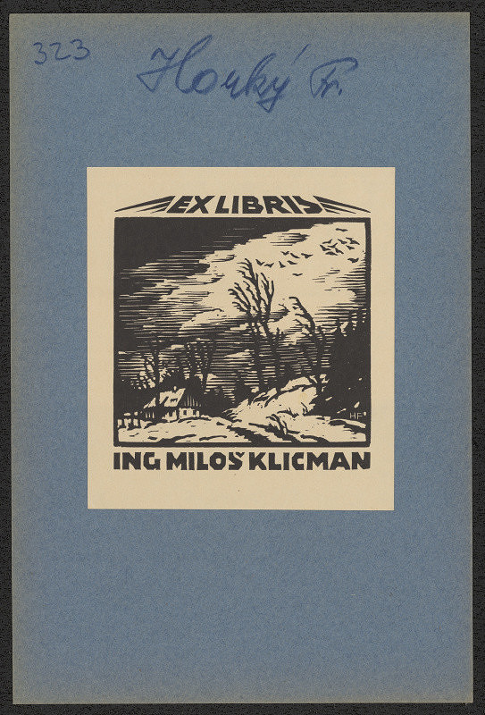 František Horký – Ex libris Ing. Miloš Klicman 