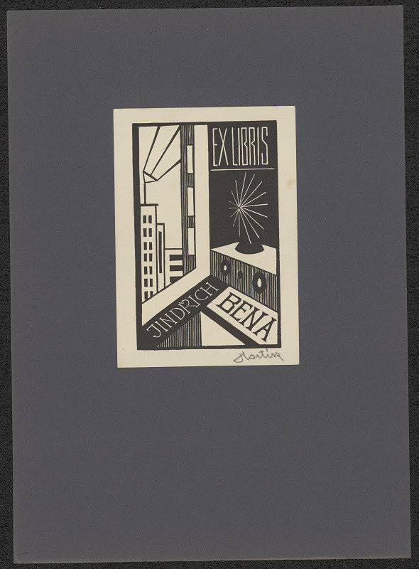 František Hortík – Ex libris Jindřich Bena 