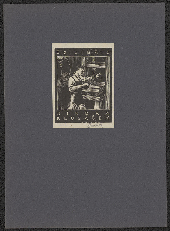 František Hortík – Ex libris Jindra Klusáček 