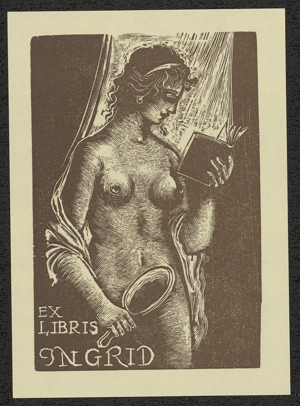 Josef Hodek – Ex libris Ingrid 
