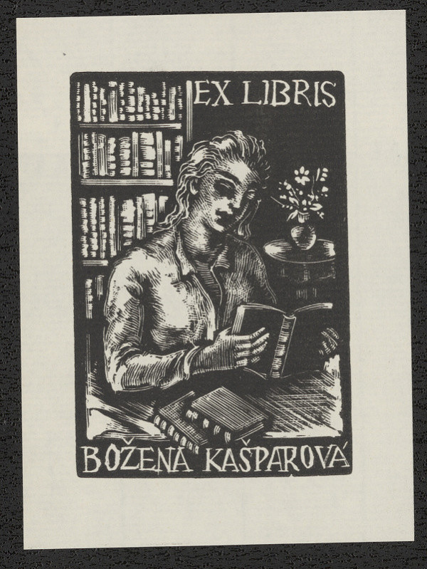 Josef Hodek – Ex libris Božena Kašparová 