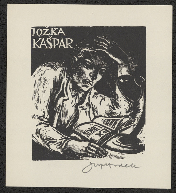 Josef Hodek – Ex libris Jožka Kašpar 