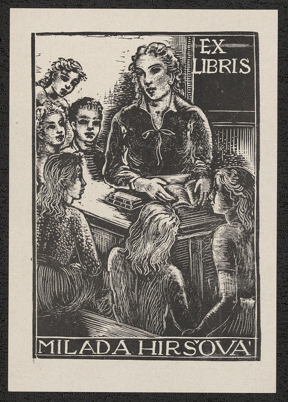 Josef Hodek – Exlibris Milada Hiršová 