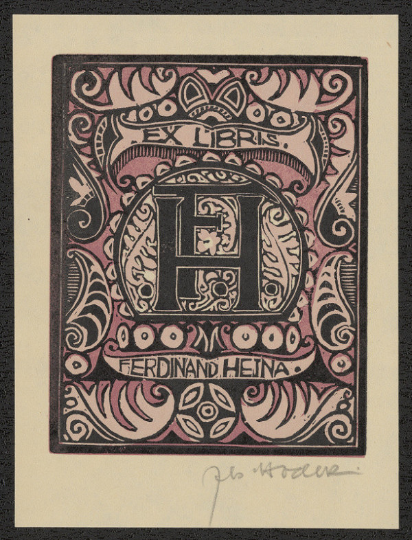 Josef Hodek – Exlibris Ferdinand Hejna 