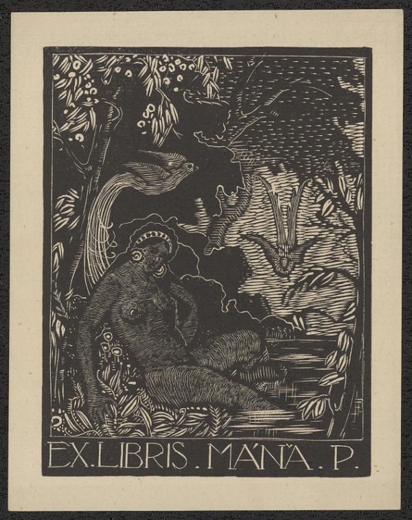 Josef Hodek – Exlibris Máňa P. 