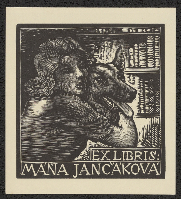 Josef Hodek – Exlibris : Máňa Jančáková 