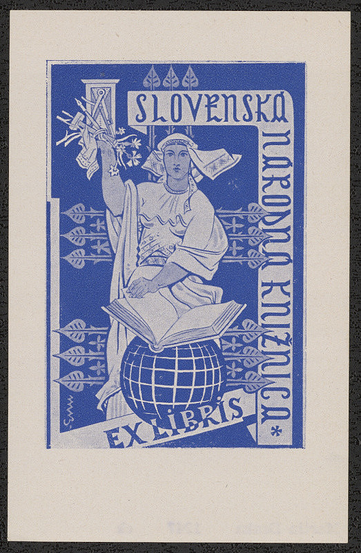 Martin Benka – Exlibris slovenská národná knižnica 