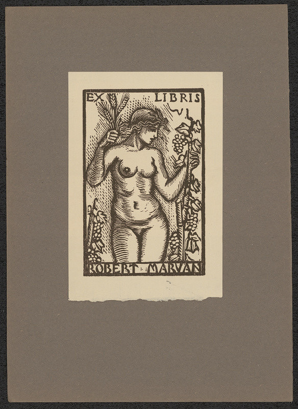 Josef Hodek – Ex libris Robert Marvan 