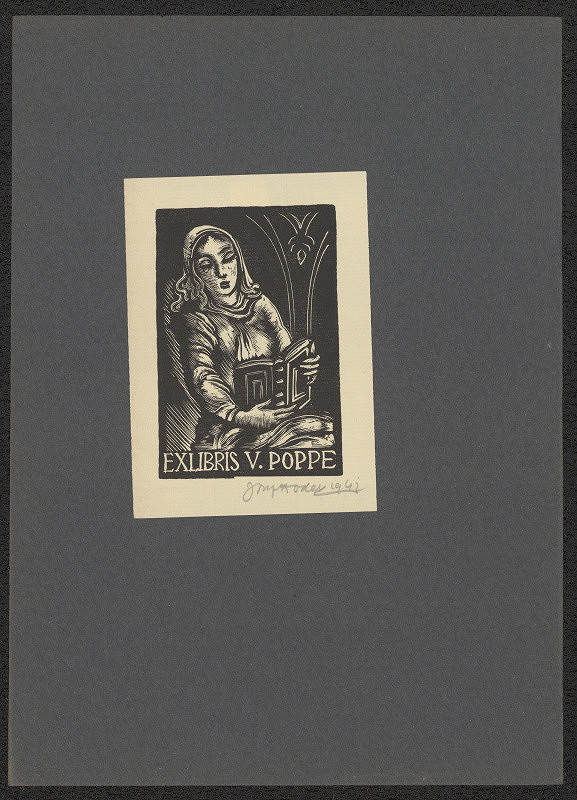 Josef Hodek – Exlibris V. Poppe 