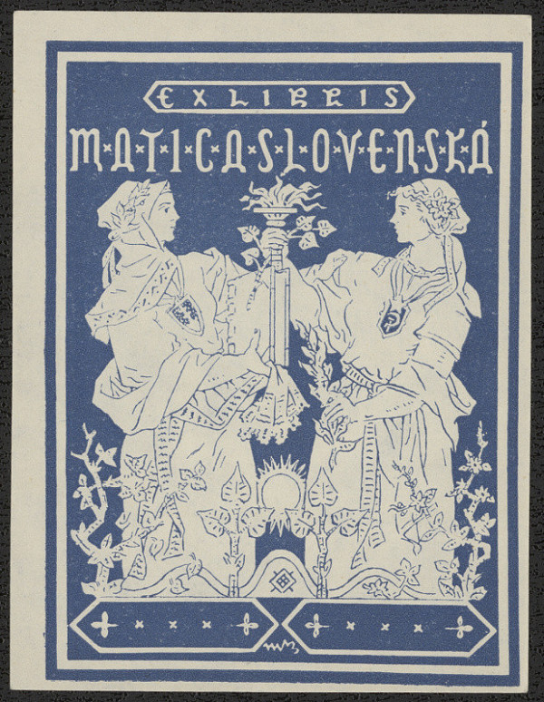Martin Benka – Exlibris matica slovenská 