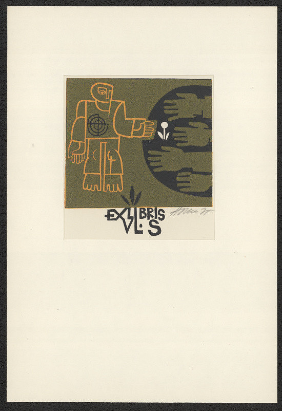 Miroslav Houra – Ex libris VL. S (Vladimír Staněk) 