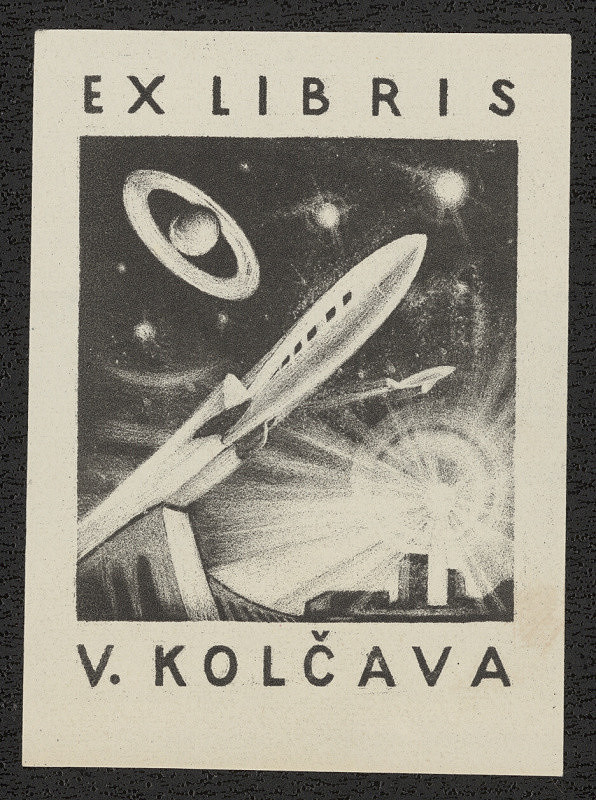 Jaroslav Hrabec – Ex libris V. Kolčava 