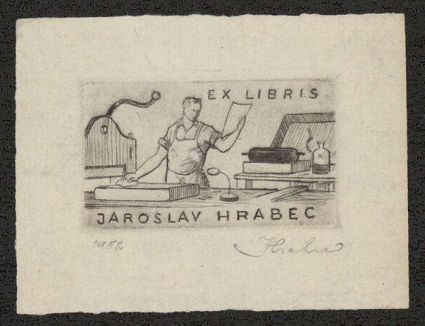 Jaroslav Hrabec – Ex libris Jaroslav Hrabec 